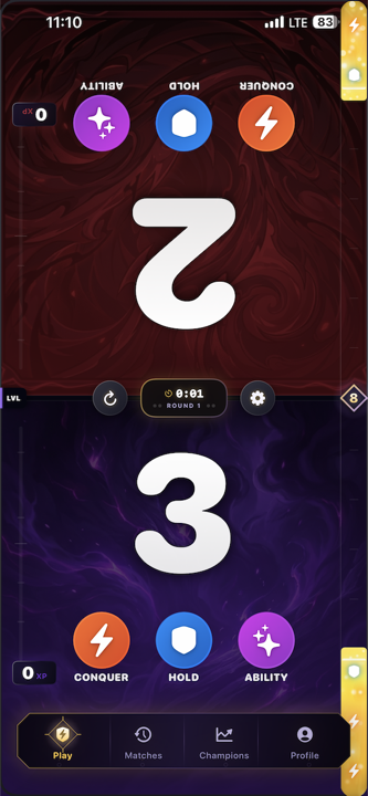 Live Riftbound match scoreboard